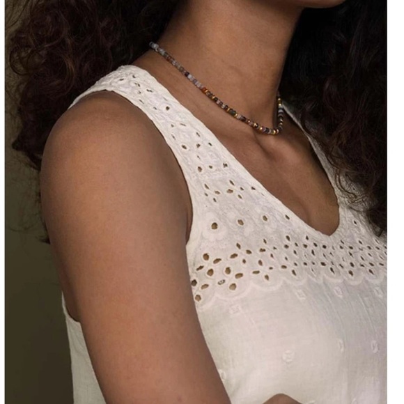 NWT Reistor The Beach Shack Shirt 100% Hemp Eyelet Summer Tank Top - Picture 4 of 16